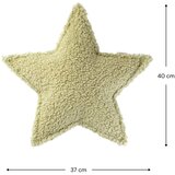 Wigiwama Zeleni dječji jastuk za sjedenje od bouclé tkanine Star – | shoptok.hr