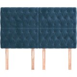  Uzglavlja 4 kom tamnoplavi 80x7x78/88 cm baršunasti | shoptok.hr