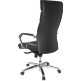 MID.YOU pisarniški stol usnje črna | Shoptok.si