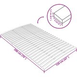  Zamjenske letvice za krevet s 24 letvice 120x200 cm | Eponuda.ba