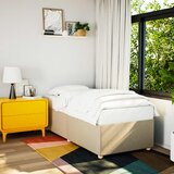  Okvir za krevet bez madraca krem 100 x 200 cm od tkanine | shoptok.hr