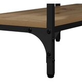  Konzolna stolica s policom hrast artisan 160 x 29 x 80 cm | shoptok.hr