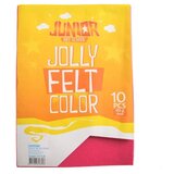 Junior jolly Color Felt, fini filc, A4, 10K, odaberite nijansu Roze Cene