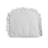 Sensillo Jastuk s volanima od baršuna 35x25cm sivi | shoptok.hr