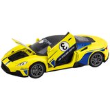 Metal Sports Car Lights Sounds Drive Yellow 1:22 | shoptok.hr