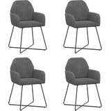  Trpezarijske stolice 4 pcs Baršun Tamnosiva 55 x 50 x 84 cm | Eponuda.ba