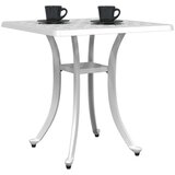 vidaXL vrtni stol bijeli 53 x 53 x 53 cm od lijevanog aluminija | shoptok.hr