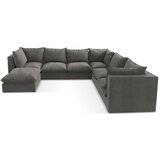 Makamii Temno siva kotna sedežna garnitura (desni kot/v obliki črke "U") Manao – | Shoptok.si