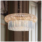 Ideal Lux kristalni luster na lancu nabucco, 16 x E14/40W/230V, prečnik 70 cm, zlatni | Eponuda.com