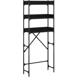 vidaXL Polica za pralni stroj 67 x 25 x 163 cm Konstruiran les | Shoptok.si