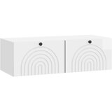 TV ormar za zid Zidne Bijela visokog sjaja 98 x 41 x 30 cm | shoptok.hr