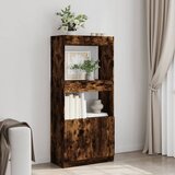  Visoka komoda boja hrasta 63x33x140 cm od konstruiranog drva | shoptok.hr