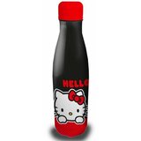 CORIEX CORIEK HELLO KITTY STEKLENIČKA ZA VODO 500ML ČRNI POKROV ZA PITJE, (22006928) | Shoptok.si