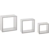 FIVE police cube 3/1 25x9x25cm mdf bijela