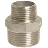 Redukcijski priključek inox 2x1 AG V4A Nerjaveč nipl za varno vodno instalacijo z odpornostjo do 10 bar in temperaturo -20C do +200C, (5000234064)