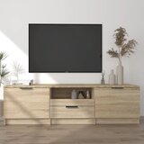 Furnova TV omarica sonoma hrast 140x35x40 cm konstruiran les, (21924370) Cene