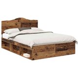  Konstrukcija postelje Star les 140 x 190 cm Masivno borovo les, (5000102231) | Shoptok.si