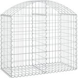  Gabionska košara s lukom 100 x 50 x 80/100 cm pocinčano željezo | shoptok.hr