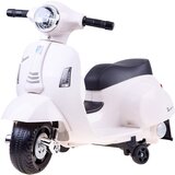 Mini Vespa na akumulator – bela | Shoptok.si