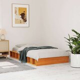 vidaXL Okvir kreveta voštano smeđi 90 x 190 cm od masivne borovine | shoptok.hr