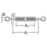 VORMANN Zatezač NIRO M6x90 karika/karika do 10mm RF | Eponuda.ba