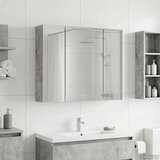  Kupaonski ormar s ogledalom Betonski sivi 60 x 14,5 x 50 cm | shoptok.hr