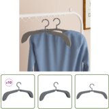 The Living Store Raztegljivi obešalniki 10 kosov sivi - Obešalnik, (21745054) | Shoptok.si