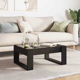  Stolić za kavu s beskonačnim LED svjetlima crni 70x53x30 cm | shoptok.hr