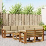  Set vanjskih sofa 9 kom. Prirodna i bež | shoptok.hr