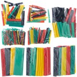 Rosfix Set Toplotno Skrčljivih Cevi – 328 Kosov, 8 Velikosti, Poliolefinski Material, 2:1 Razmerje | -55 °C do +125 °C, (21746586) | Shoptok.si