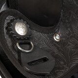 Western Sedlo, Uzda i Obujmica Prava Koža 16 " Crno | shoptok.hr