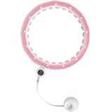 Rebel Active pametni kotač za mršavljenje Hula Hop s brojačem, klinovima i utezima 50 cm, ružičasti | shoptok.hr