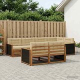  Set vanjskih sofa s jastukom 7 pcs | shoptok.hr