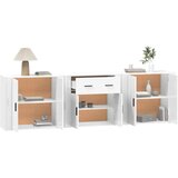  Komode bijela 3 kom od konstruiranog drva | shoptok.hr