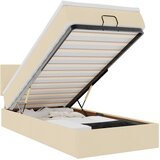  Otomanski okvir kreveta s madraca krem 90x190cm od tkanine | shoptok.hr