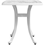  Vrtni stol bijeli 53 x 53 x 53 cm od lijevanog aluminija | Eponuda.com