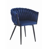 Orion stolica - tamnoplavi baršun x 2 | shoptok.hr