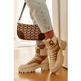 Kesi Warm Boots Trappers Beige-Brown Settimo Cene