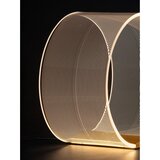 Nova Luce LED stolna lampa aluminijska s mogućnosti zatamnjivanja u zlatnoj boji sa sjenilom od akrilnog stakla (visina 28 cm) Valentin – | shoptok.hr