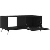  Stolić za kavu crni 90x50x40 cm od konstruiranog drva | shoptok.hr
