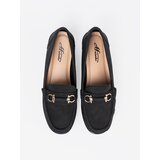 Shelvt Black wedge shoes with decoration | shoptok.hr
