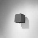 Nice Lamps Temno siva stenska svetilka Geo – | Shoptok.si