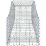  Lučne gabionske košare 12 kom 200x50x40/60 cm pocinčano željezo | shoptok.hr