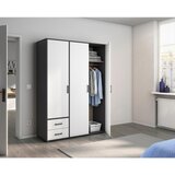 Rauch Möbel OMARA S KLASIČNIMI VRATI, siva, bela | Shoptok.si