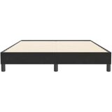 vidaXL posteljni okvir brez vzmetnice črna 140x210 cm žamet | Shoptok.si