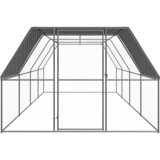 Vanjski kavez za kokoši 3 x 8 x 2 m od pocinčanog čelika | shoptok.hr