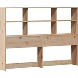 vidaXL Knjižna postelja brez vzmetnice 150x200 cm trdna borovina | Shoptok.si