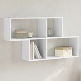 Maison Chic Stenska polica - Viseča Polica bela 100x20x53 cm inženirski les, (21794157) | Shoptok.si