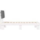  Krevetni okvir s tapiciranim uzglavljem Svijetlo siva Svjetlosiva 201 x 78 x 93 cm | shoptok.hr