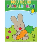 Mladinska Knjiga Moj veliki barvalni blok 4-5 let Cene